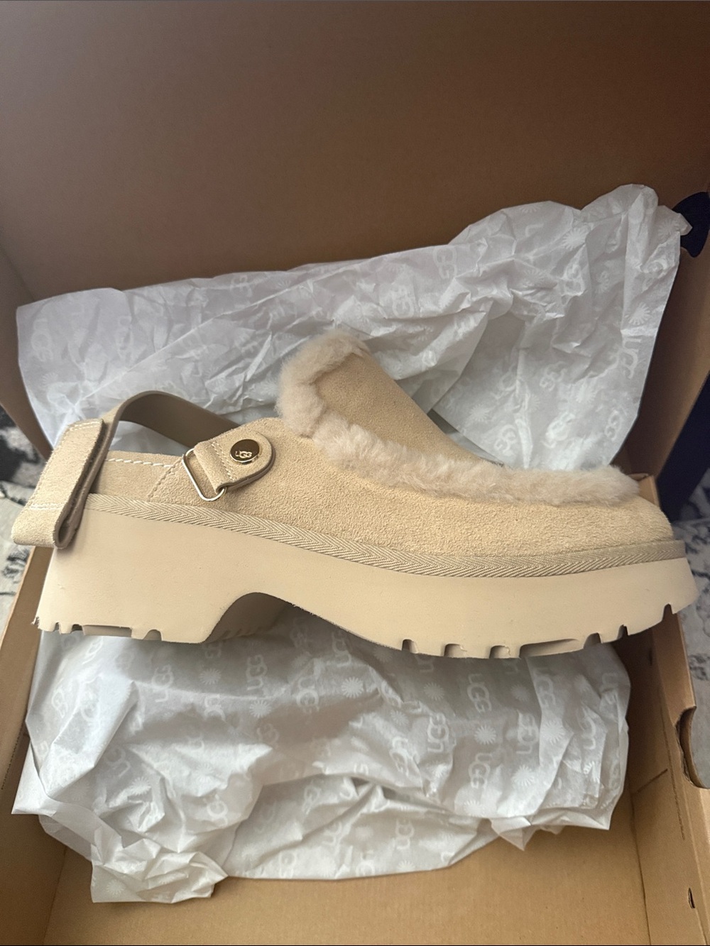 UGG Shearling-Lined Women's Clog Slingback